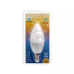 LED A5 C37 E14 10W 3000K - 8433325313029