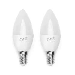 Żarówka diodowa świeczka LED C37 E14 10W 2 szt. ciepła - 8433325313043