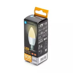 Żarówka diodowa świeczka LED C37 E27 10W 3000K - 8433325313159