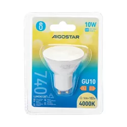 Żarówka reflektorek halogen LED GU10 10W neutralna 4000K 230V - 8433325313333