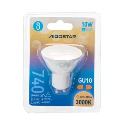 LED A5 GU10 10W 3000K - 8433325313340