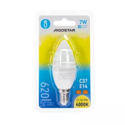 LED C37 E14 7W - 8433325186579