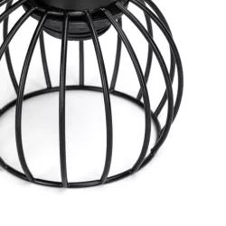 Metalowa lampa ścienna czarna bez źródła światła E27 - 8433325314651