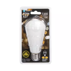 Żarówka LED 12W/230V Filament ST64 retro E27 mleczna ciepła 1400lm - 8433325315351