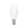 Żarówka świecowa LED 4W/230V Filament C35 E14 mleczna zimna 470lm - 8433325315405