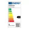 Żarówka świecowa LED 4W/230V Filament C35 E14 mleczna zimna 470lm - 8433325315405