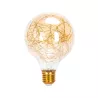 Żarówka kula z świecącym drucikiem led miedzianym G95 E271,2W - 8433325315412