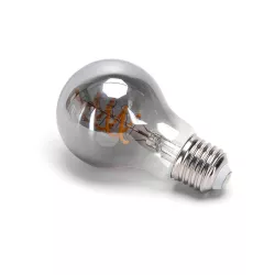 Żarówka ozdobna LED dymna ze spiralką filament A60 E27 4W 1800k - 8433325315504