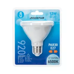 Żarówka punktowa skupiona LED PAR30 E27 12W - 8433325316044