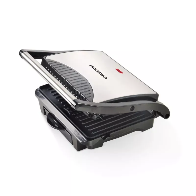 Wielofunkcyjny opiekacz do panini ze stali nierdzewnej 1000W - 8433325317157