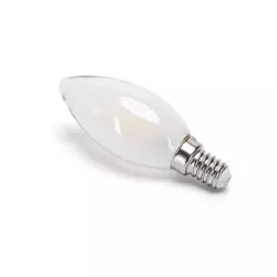 Żarówka LED 4.9W/230V Filament świeczka E14 1800k bursztynowa 380lm - 8433325317768