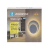 Kinkiet LED okrągły, światło odbite od ściany, 16W 2700K ciepła - 8433325318505