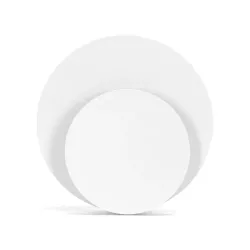 Kinkiet LED okrągły, światło odbite od ściany, 16W 6500K zimna - 8433325318512