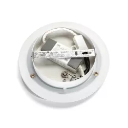 Kinkiet LED okrągły, światło odbite od ściany, 16W 6500K zimna - 8433325318512