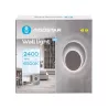 Kinkiet LED okrągły, światło odbite od ściany, 16W 6500K zimna - 8433325318512