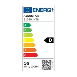 Kinkiet LED okrągły, światło odbite od ściany, 16W 6500K zimna - 8433325318512