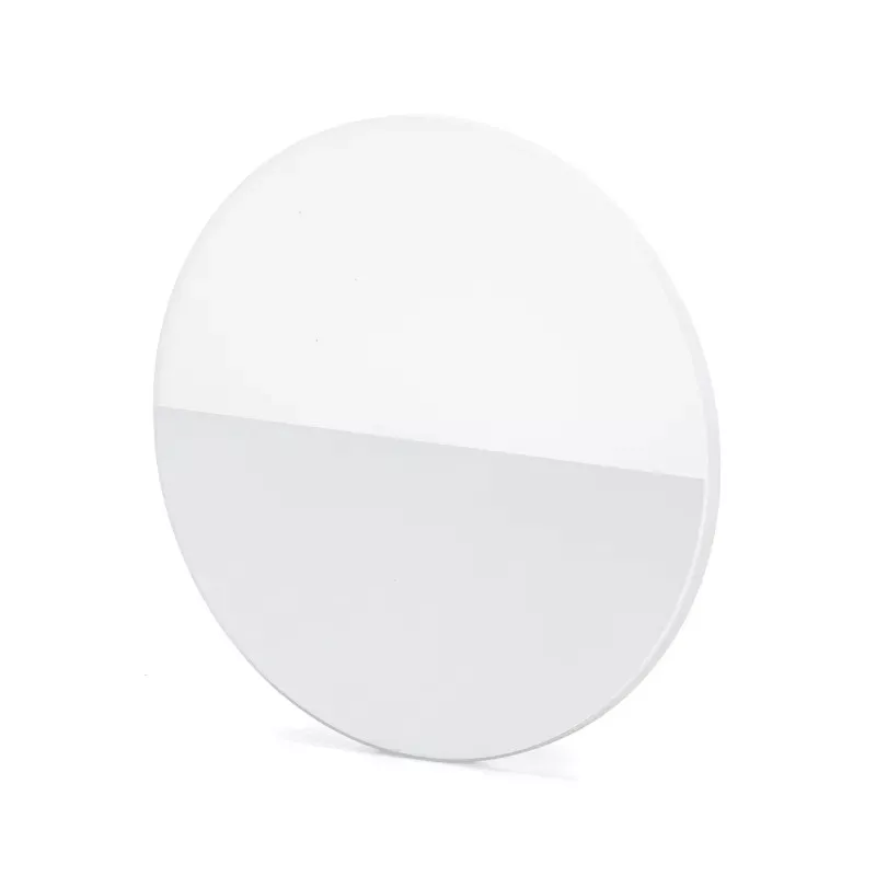 Kinkiet LED okrągły dwudzielny, światło odbite od ściany, 9W 6500K zimna - 8433325318550