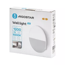 Lampa ścienna 6500 K, żelazo i akryl - 8433325318550