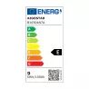 Kinkiet LED okrągły dwudzielny, światło odbite od ściany, 9W 6500K zimna - 8433325318550