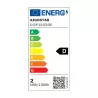 Matowa czarna lampa wisząca LED z metalu i silikonu 23W 6500K zimna 91.5x5x110cm - 8433325318994
