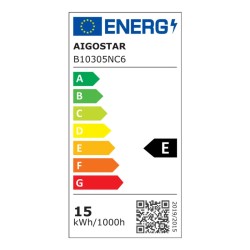 Aluminiowa lampa wisząca LED z aluminium i silikonu 15W 2700K ciepła fi 21cm - 8433325320638