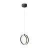 Aluminiowa lampa wisząca LED z aluminium i silikonu 15W 6500K zimna fi 21cm - 8433325320645