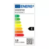 Aluminiowa lampa wisząca LED z aluminium i silikonu 15W 6500K zimna fi 21cm - 8433325320645