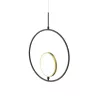 Aluminiowa lampa wisząca LED z aluminium i silikonu 15W 2700K ciepła fi 28cm - 8433325320652