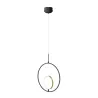 Aluminiowa lampa wisząca LED z aluminium i silikonu 15W 6500K zimna fi 28cm - 8433325320669