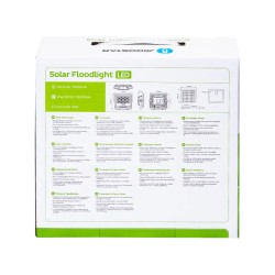 Halogen solarny LED 50W zestaw naświetlacz panel elementy montażowe - 8433325321031