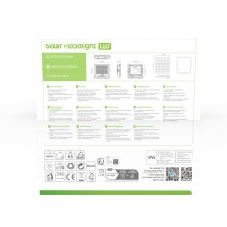 Halogen solarny LED 300W zestaw naświetlacz panel elementy montażowe - 8433325321062