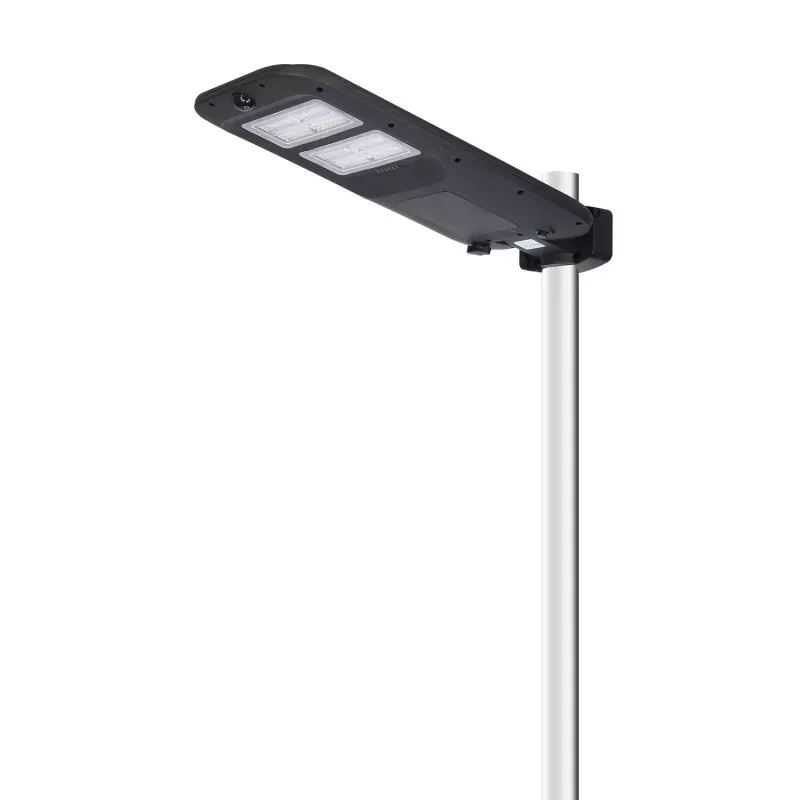 Solarna lampa uliczna LED zdalnie sterowana czarna - 8433325321109