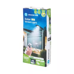 Solarna lampa uliczna led 180W zdalnie sterowana z czujnikiem ruchu - 8433325321109