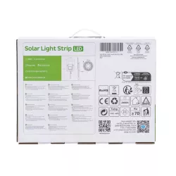 Taśma solarna 20mb 2700K 20W led biała ciepła zestaw do oświetlenia - 8433325321185