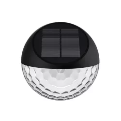 Lampa ścienna solarna LED czarna 2700K - 8433325321796