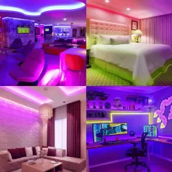 Taśma solarna 3mb 300lm 3W RGB led kolorowa zestaw do oświetlenia - 8433325323899