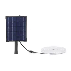 Solarna taśma świetlna LED 2+5m RGB 50W - 8433325323929