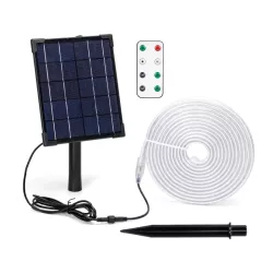 Solarna taśma świetlna LED 2+5m RGB 50W - 8433325323929