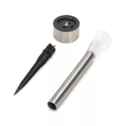 Ambientowa lampa ogrodowa solarna LED ze stali nierdzewnej skośny - 8433325324001