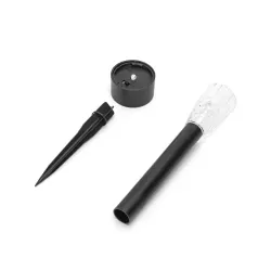 Lampa solarna LED LED/0,006W/1,2V 40 mAh 29,7 cm czarna 6500K IP44 - 8433325324049