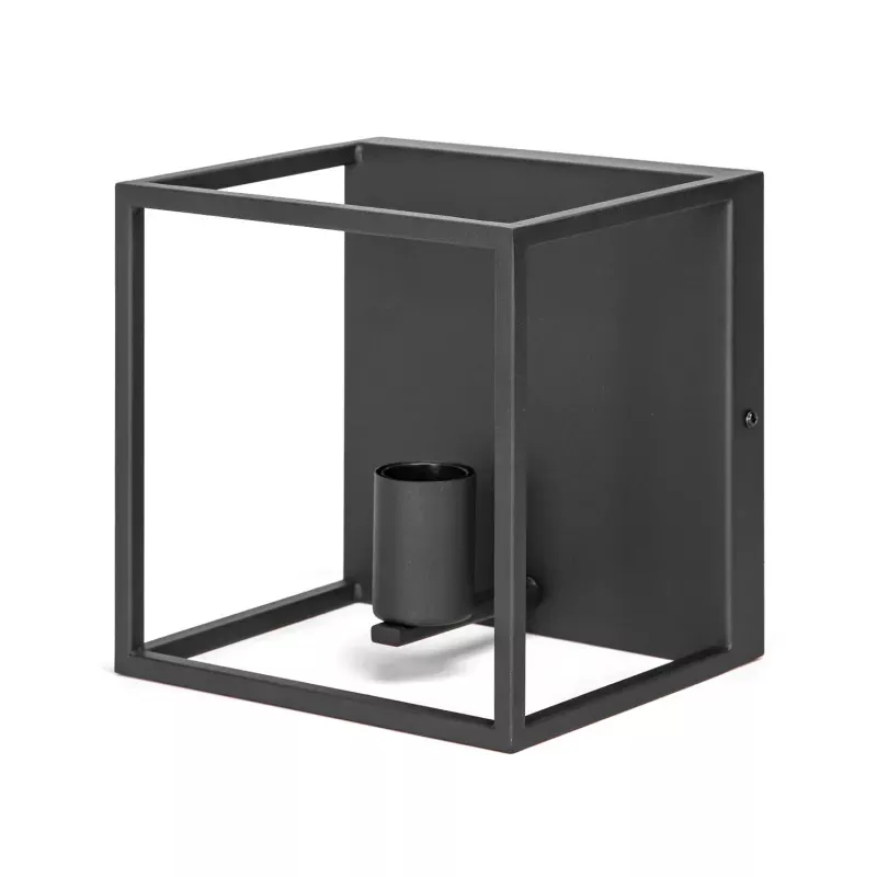 Metalowa lampa ścienna ażurowy kinkiet w stylu vintage z oprawką E27 - 8433325325121