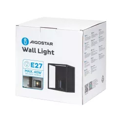 Metalowa lampa ścienna ażurowy kinkiet w stylu vintage z oprawką E27 - 8433325325121