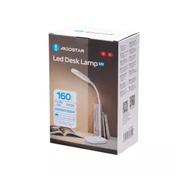 Lampa biurkowa 2.5w/160lm USB 3 poziomy jasności biała neutralna 5000K - 8433325326425