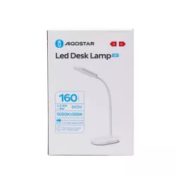 Lampa biurkowa 2.5w/160lm USB 3 poziomy jasności biała neutralna 5000K - 8433325326425