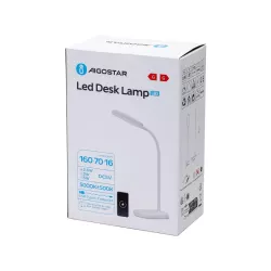 Lampa biurkowa 2.5w/160lm z ładowarką indukcyjną biała neutralna 5000K - 8433325326432