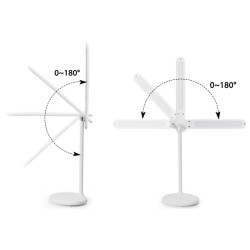 Lampa biurkowa 3W/200lm CCT zmienna barwa ładowana portu z USB/5V - 8433325326449