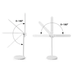 Lampa biurkowa 3W/200lm CCT zmienna barwa ładowana portu z USB/5V - 8433325326456