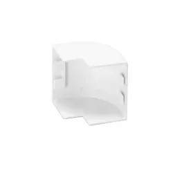 Kwadratowa listwa z PVC biała kolanko zewnętrzne 25 * 16 mm 4 szt. - 8433325327583