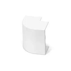 Kwadratowa listwa z PVC biała kolanko zewnętrzne 25 * 16 mm 4 szt. - 8433325327583