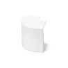 Kwadratowa listwa z PVC biała kolanko zewnętrzne 25 * 16 mm 4 szt. - 8433325327583